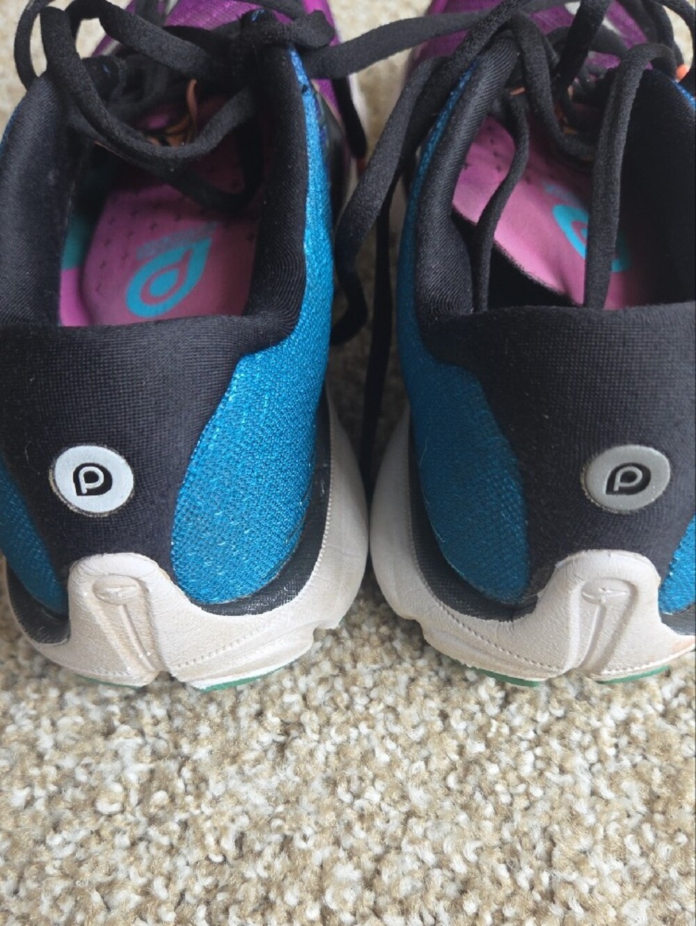 Brooks Women's Purple Teal Pink Running Sneakers - Picture 5 of 10